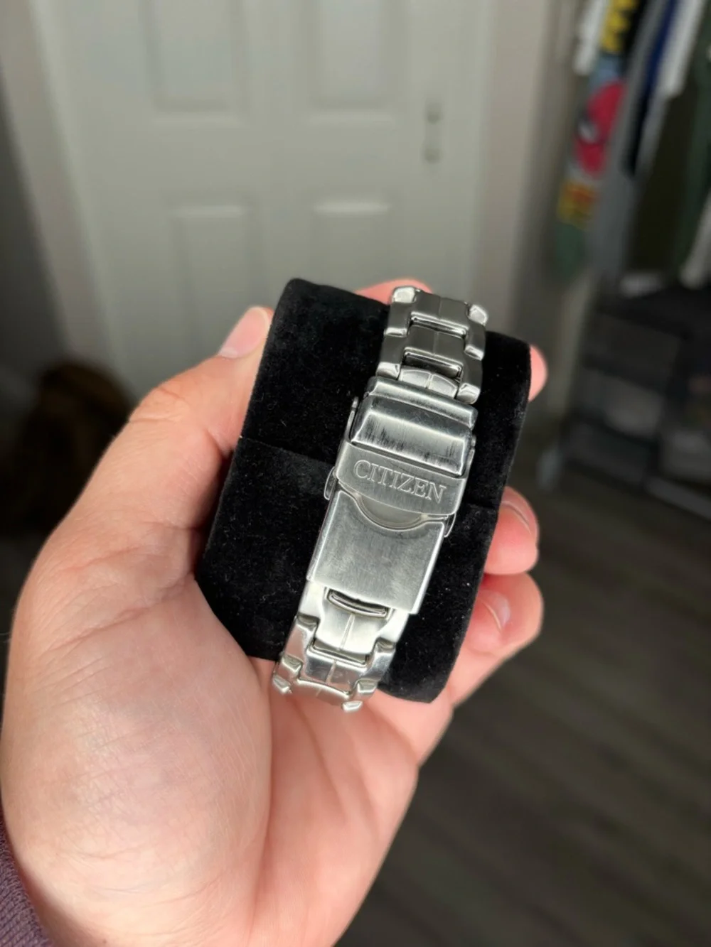 Citizen Silver Stainless Steel Watch with Blue Dial - Picture 5 of 6
